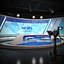 scene tv studio news set 3D model