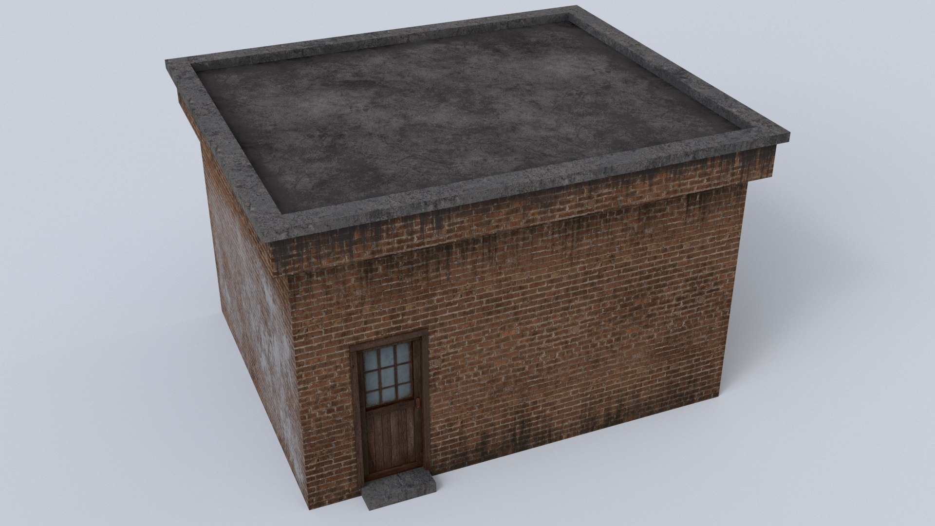 Shed Brick 3D model - TurboSquid 2011042
