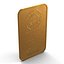Gold Bar 2g 3D Model