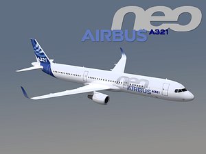 3D model airbus a321neo