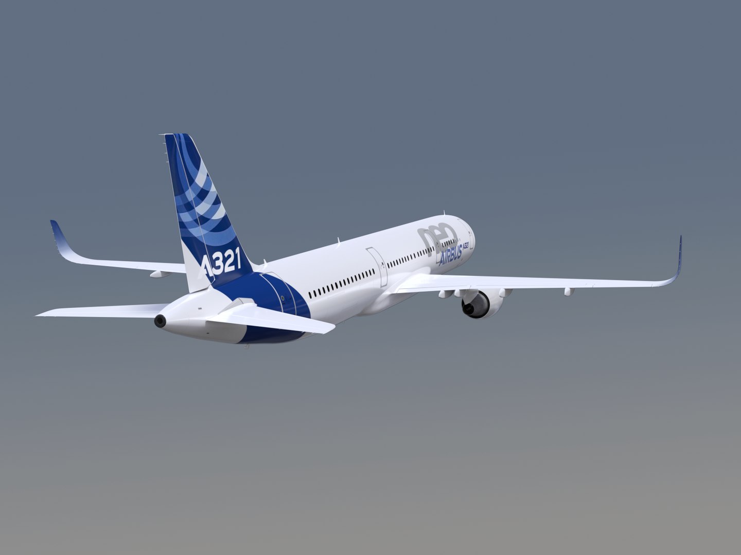 3D Model Airbus A321neo - TurboSquid 1195345