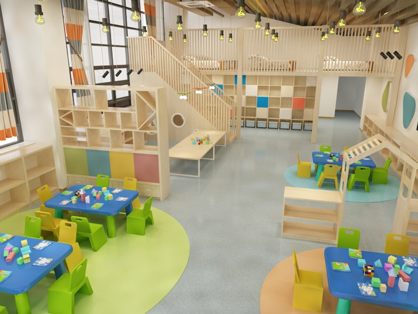 Classroom Children Room Model - TurboSquid 1416536