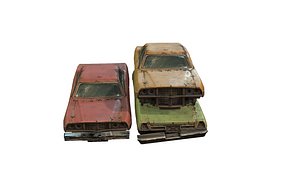 wreck car 3D