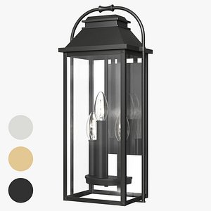 3D Visual Comfort Wellsworth Outdoor Wall Light model