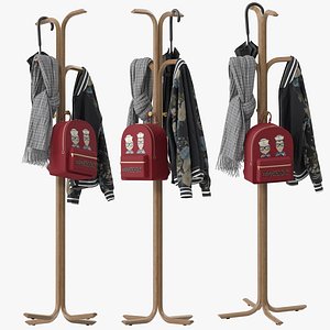 3D Furl Coat Stand