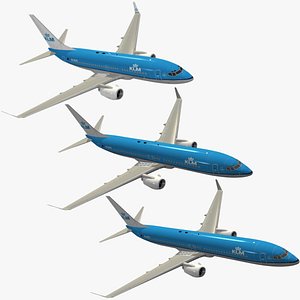 3D model Boeing 737-700 / 800 / 900 KLM Pack