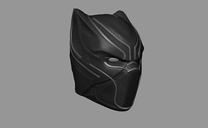 Black Panther Mask Helmet Character Design Marvel