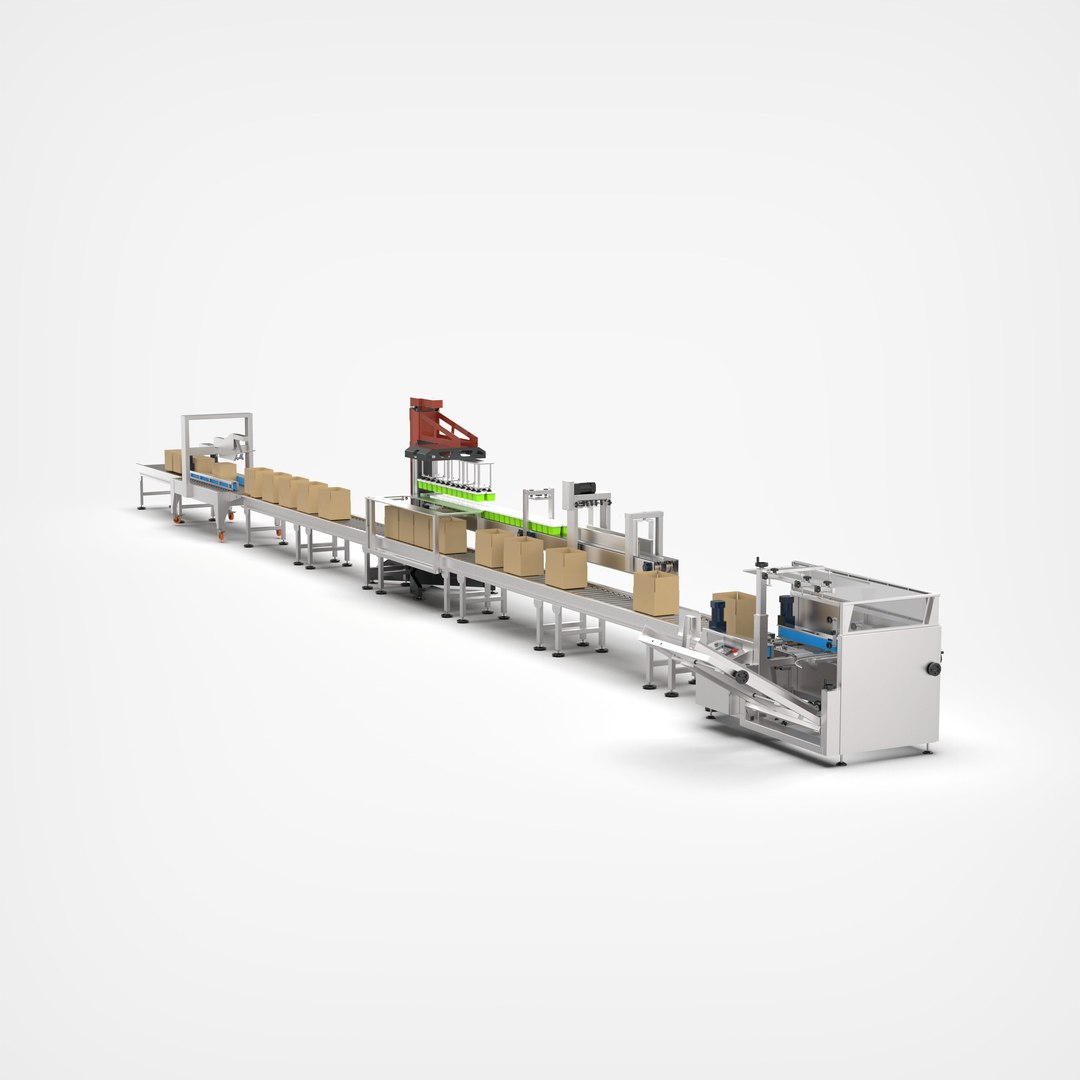 Fully Automatic Food Packing Machine model - TurboSquid 2087304