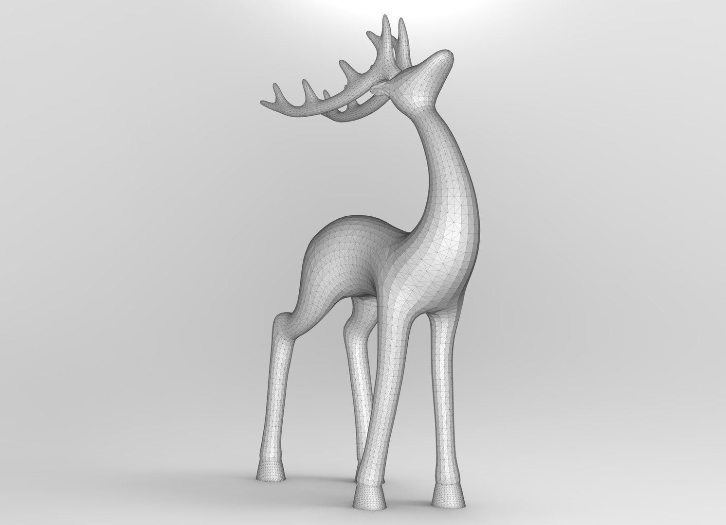 3D Deer Sculpt TurboSquid 1791447   Untitled.6 