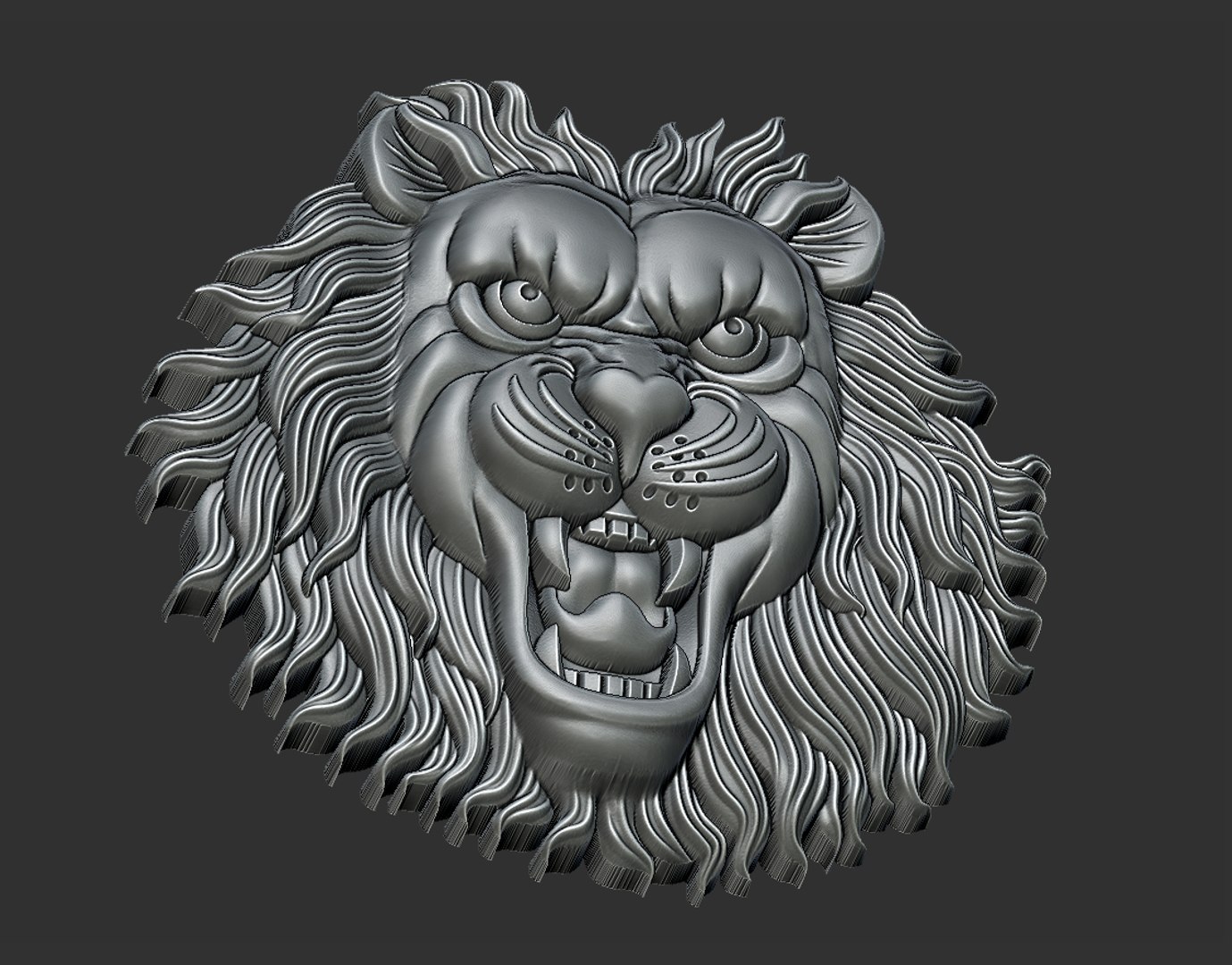 3D Lion Head - TurboSquid 1608948