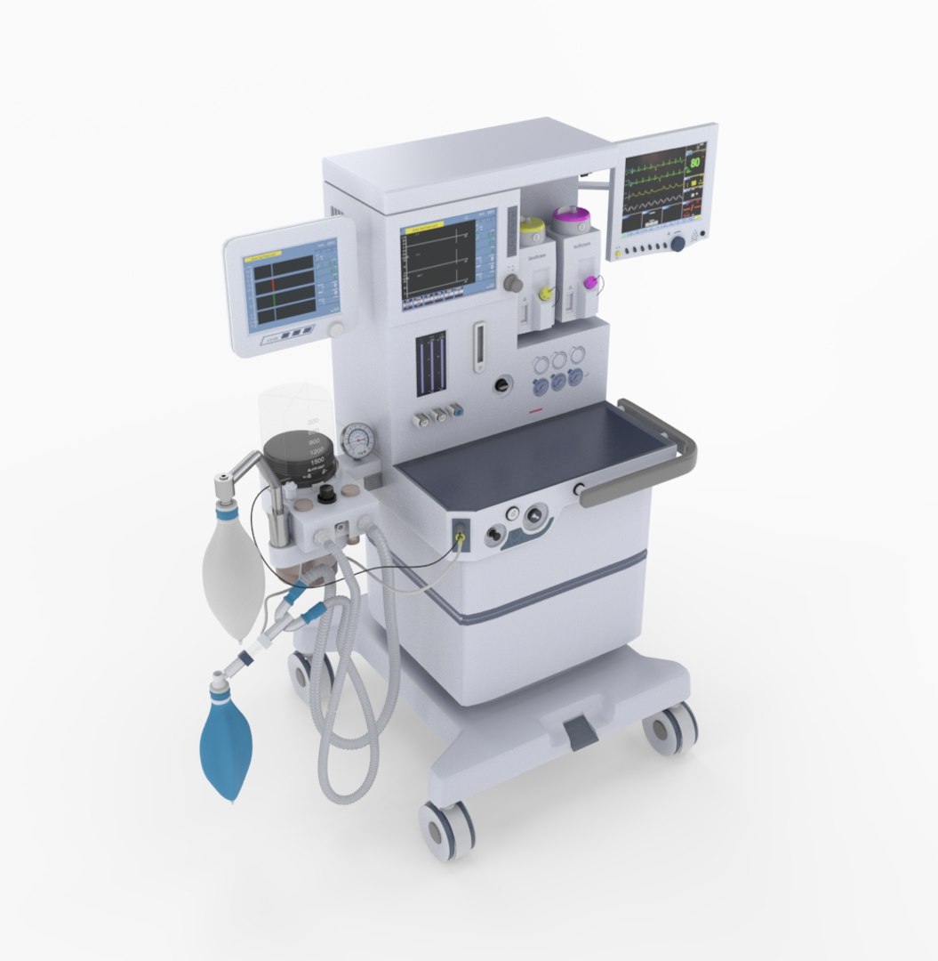 3D Anaesthesia Machine S 6100 Model - TurboSquid 1540447