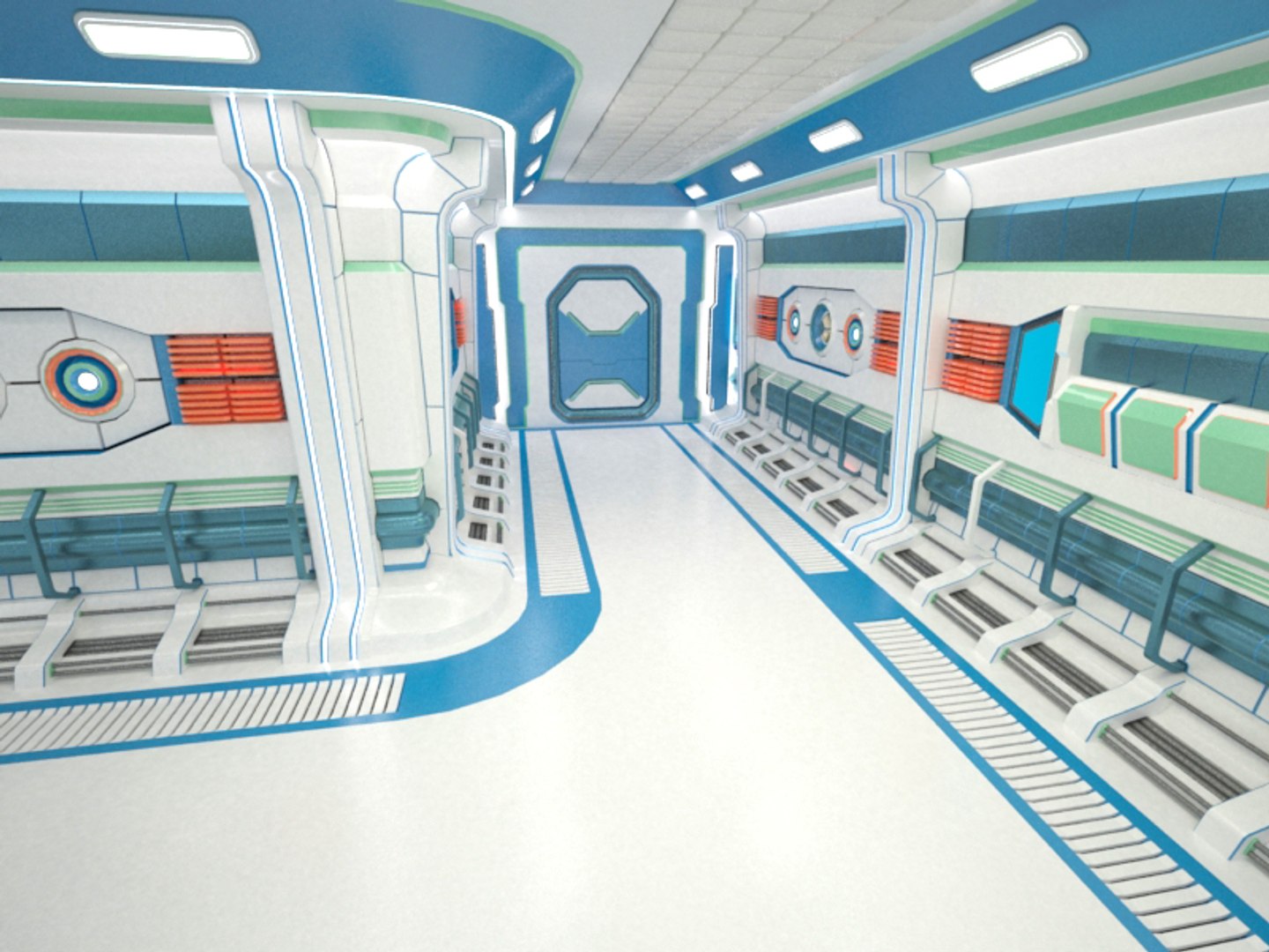 Interior Complex 3d 3ds