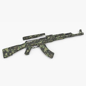 AK 47 Assembled Camouflage