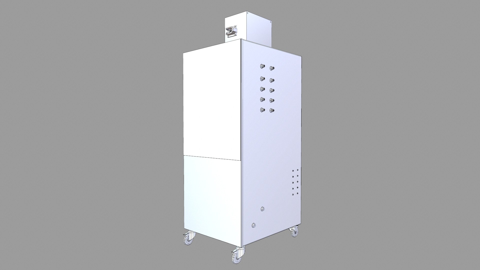Standalone Industrial Electrical Control Panel 3D Model - TurboSquid ...