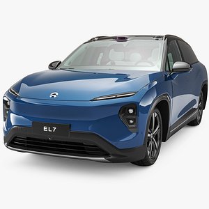2024 Nio EL7 ES7 With Interior 3D model