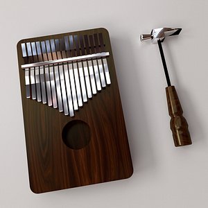 kalimba 3D model
