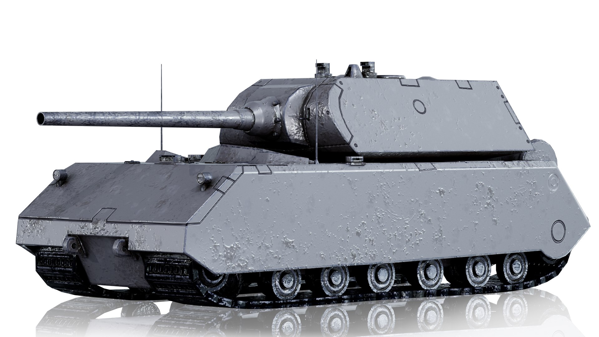 Viii maus tank 3D - TurboSquid 1693373