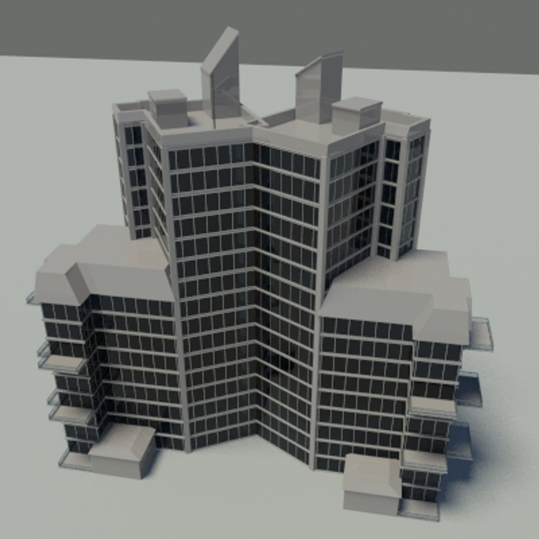 3d Rise Building 2010 Model
