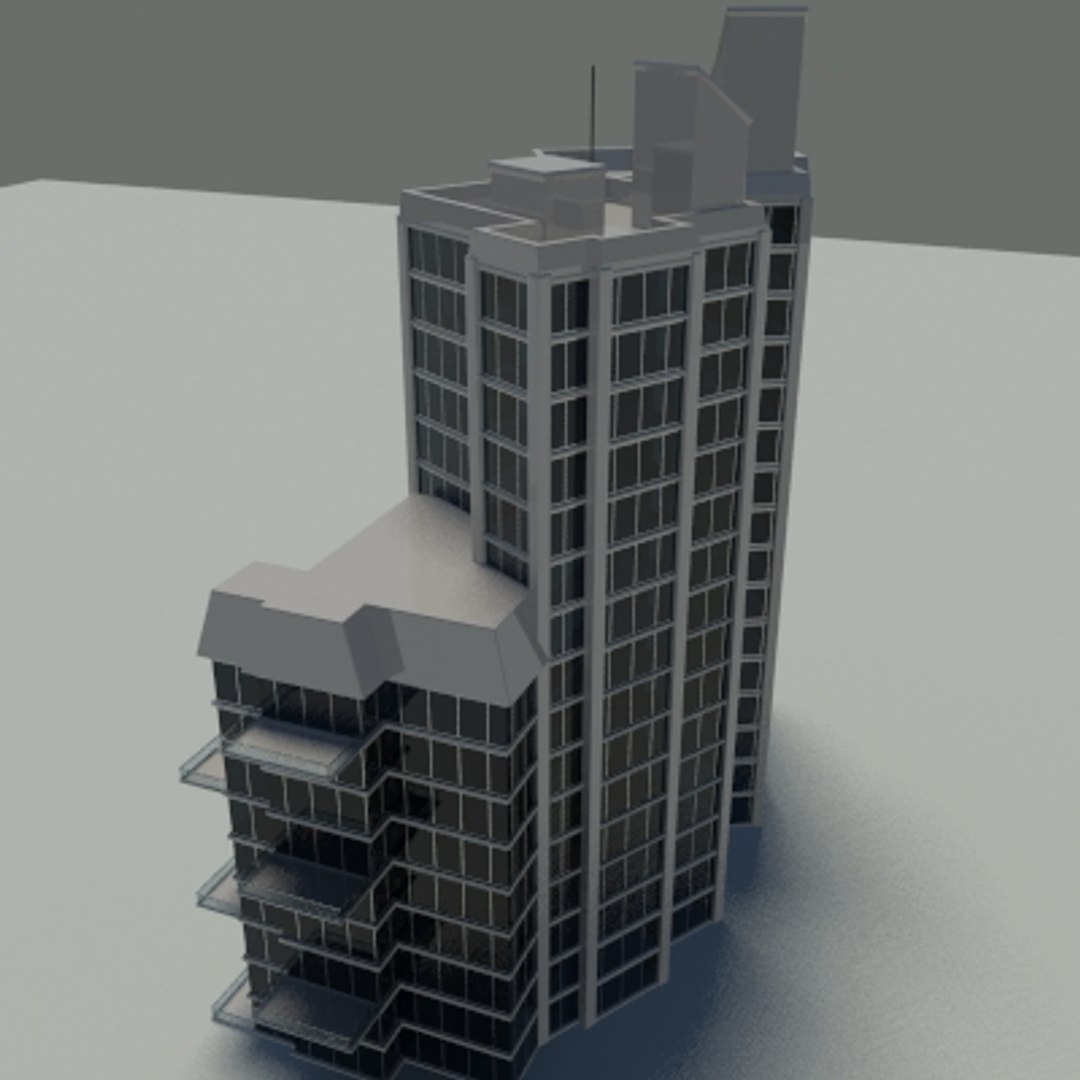3d Rise Building 2010 Model