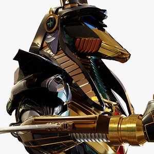 Mecha Anubis 3D model