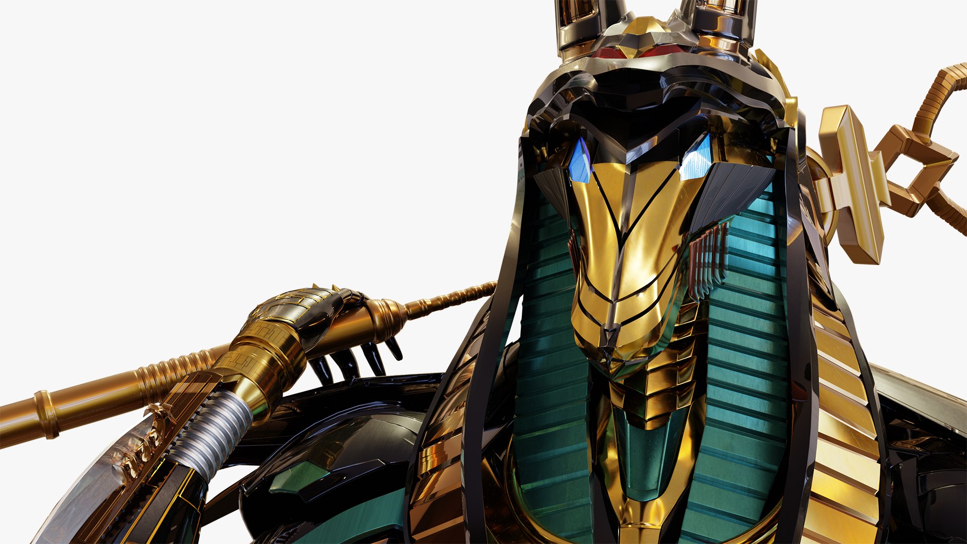 Mecha Anubis 3D Model - TurboSquid 2060826