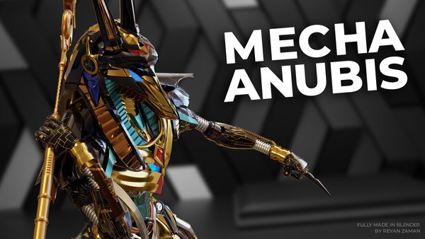 Mecha Anubis 3D model TurboSquid 2060826