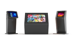 3D Electronic Kiosk Collection model