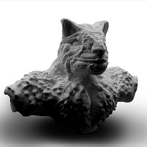 Lupvircattus - Sculpture 3D model