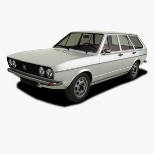 3D Volkswagen  Passat B1 Variant model