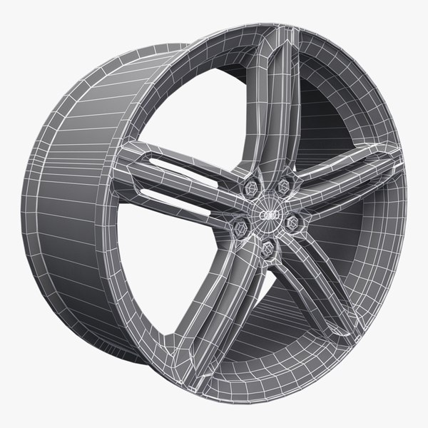 3d audi a3 rim model