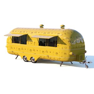 3D truck food model