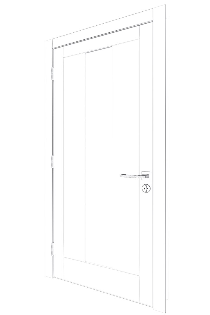 3D Model Door Aluminum Hinges - TurboSquid 1228127
