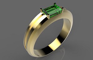 gold ring 3d 3ds