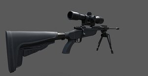 3D New Iranian 7.62 mm rifle model