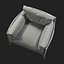 Diana lounge leather chair by Ritzwell