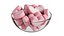Miski szklane z pianką marshmallow