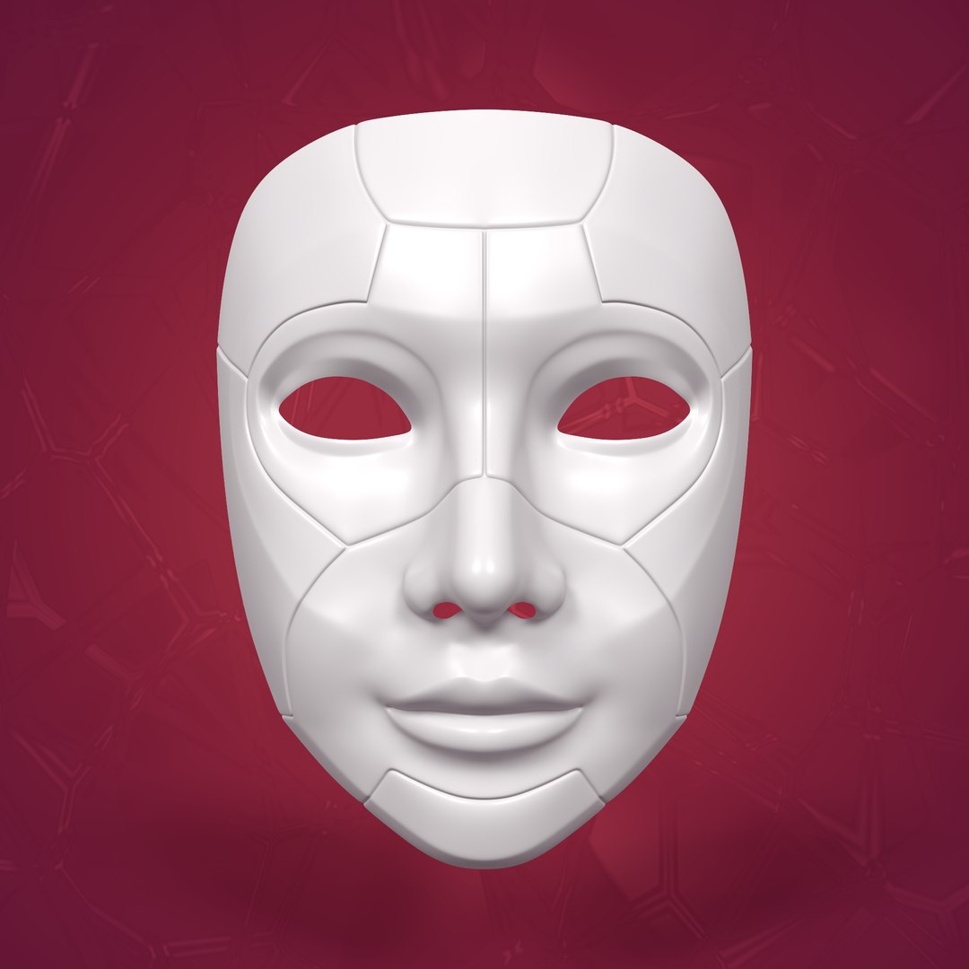 Robot Head Mask 3D TurboSquid 2070721