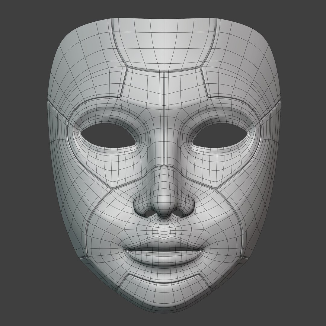 Robot Head Mask 3D TurboSquid 2070721