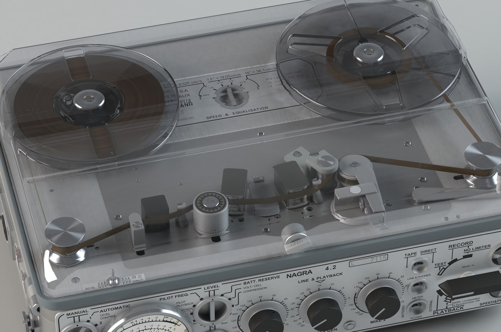 Nagra IS – 4 Pieds – Magnétophone/ampli – Occasion