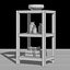 RH HUTTON SMALL ETAGERE