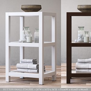 RH HUTTON SMALL ETAGERE