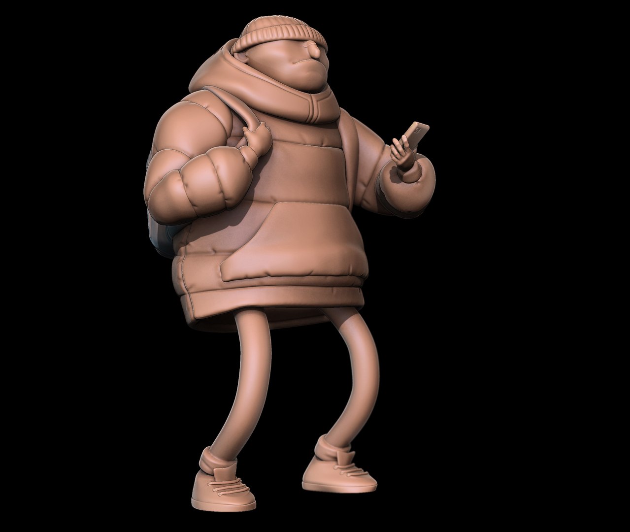 Miniature stylized hooligan printing 3D model - TurboSquid 1549345