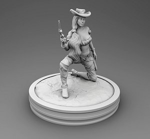 Wild West cowgirl
