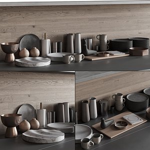 068 Kitchen decor set ACCESSORIES 03 model