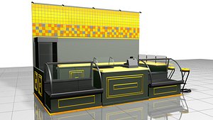 Airport fast food cafe