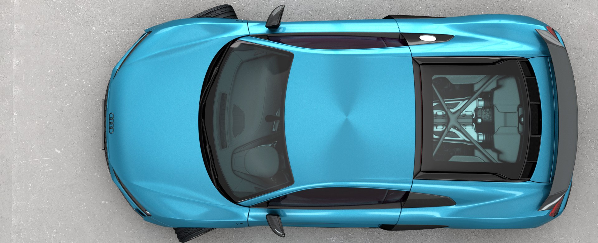 Audi R8 2020 Opening Model - TurboSquid 1511185