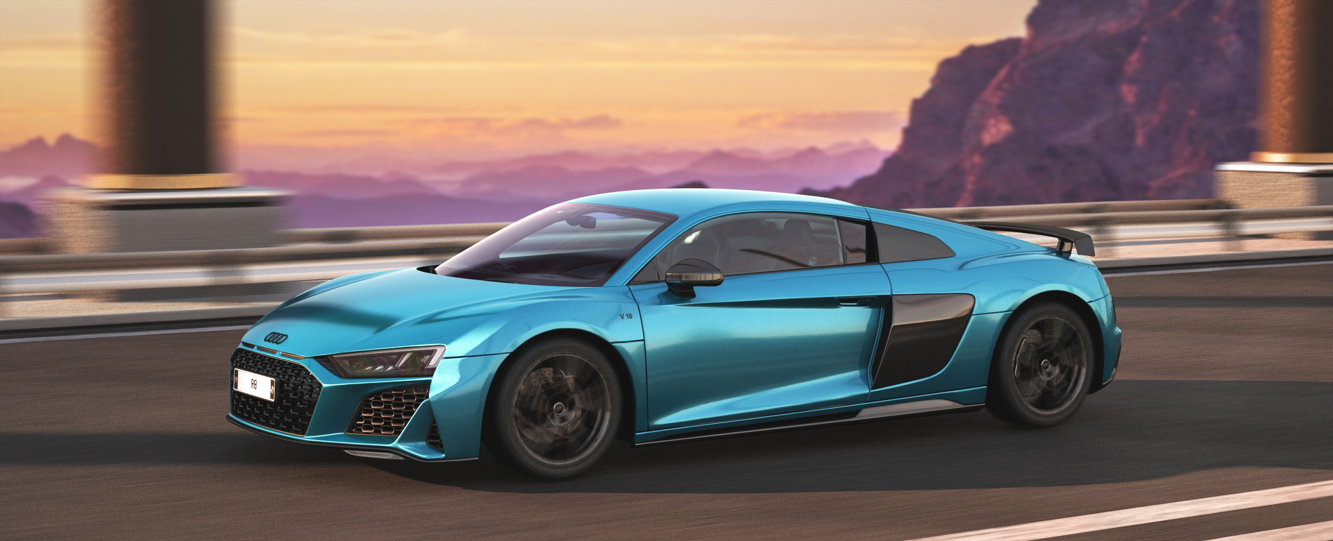 Audi R8 2020 Opening Model - TurboSquid 1511185