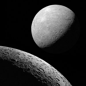 Planet Mercury For Blender 3D model
