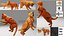 Modello 3D low-poly del robot fantascientifico Iron Cat.