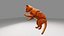 Modello 3D low-poly del robot fantascientifico Iron Cat.